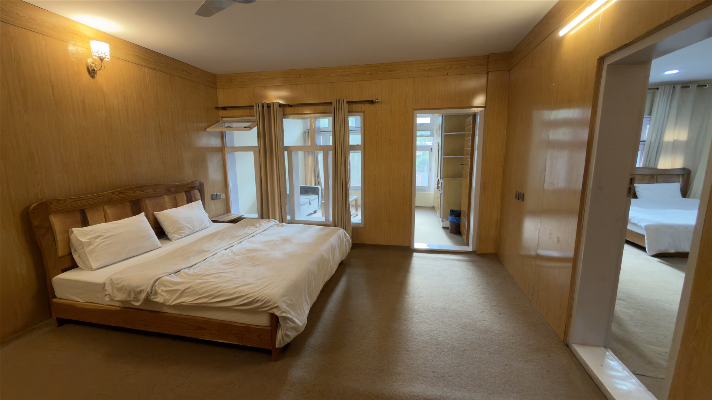 Grand suite room with premium furnishings at Tibet Hotel Skardu